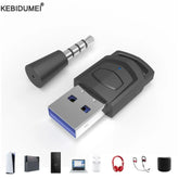 محول سماعة رأس لاسلكية للألعاب، محول سماعة رأس لجهاز PS5 PS4، جهاز إرسال صوت بلوتوث 5.0